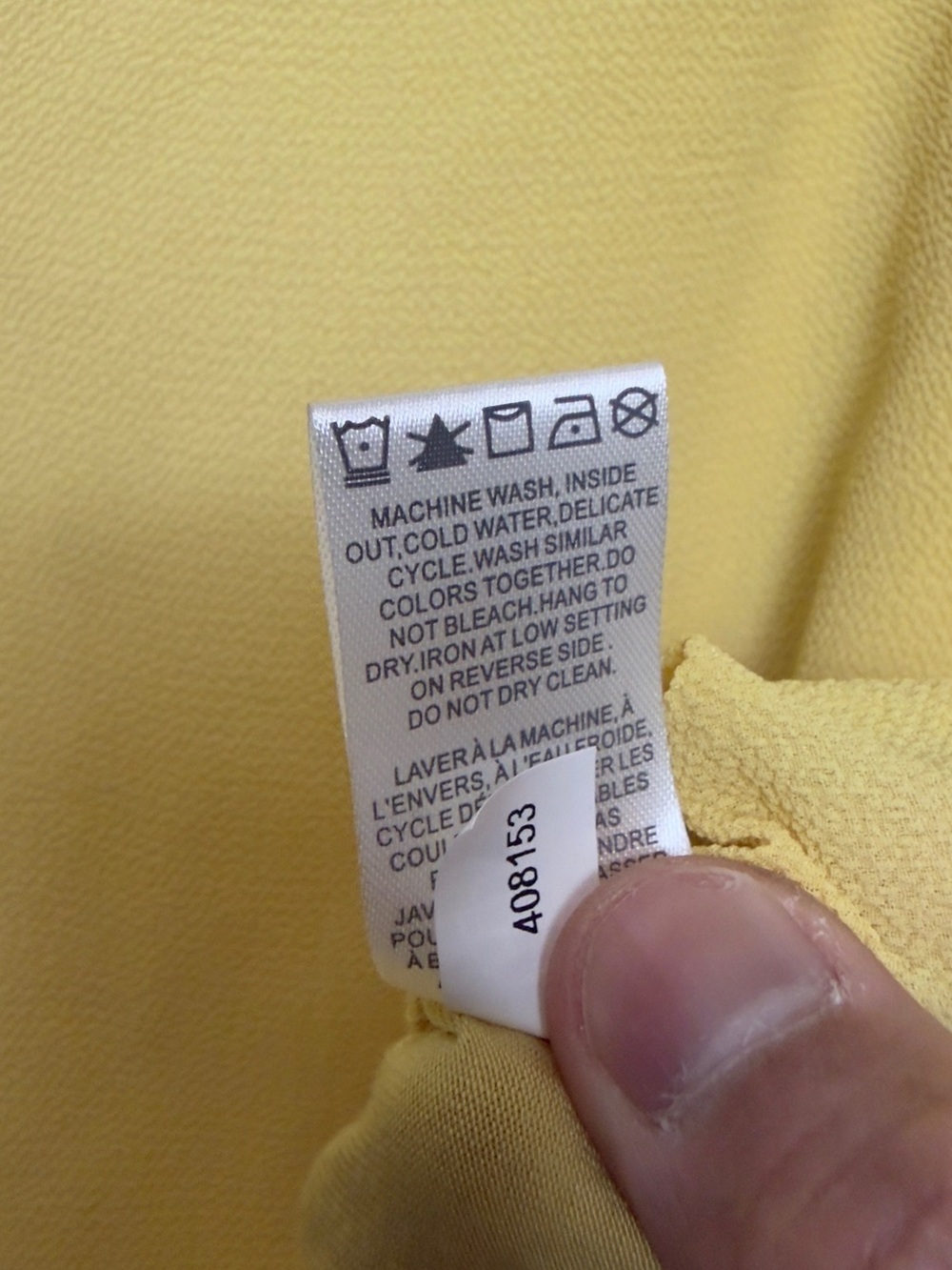 RW&CO Yellow Cold Shoulder Blouse XS Sleeveless Ruffle Strap Top NWT - Picture 6 of 7